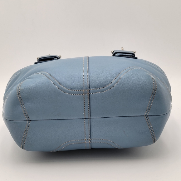 🔥SALE🔥 Coach Smooth Leather Carry All Bag, Vintage, w/ matching Wallet - Picture 4 of 14